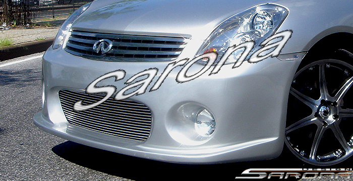 Custom Infiniti G35 Sedan  Front Bumper (2003 - 2006) - $560.00 (Part #IF-007-FB)